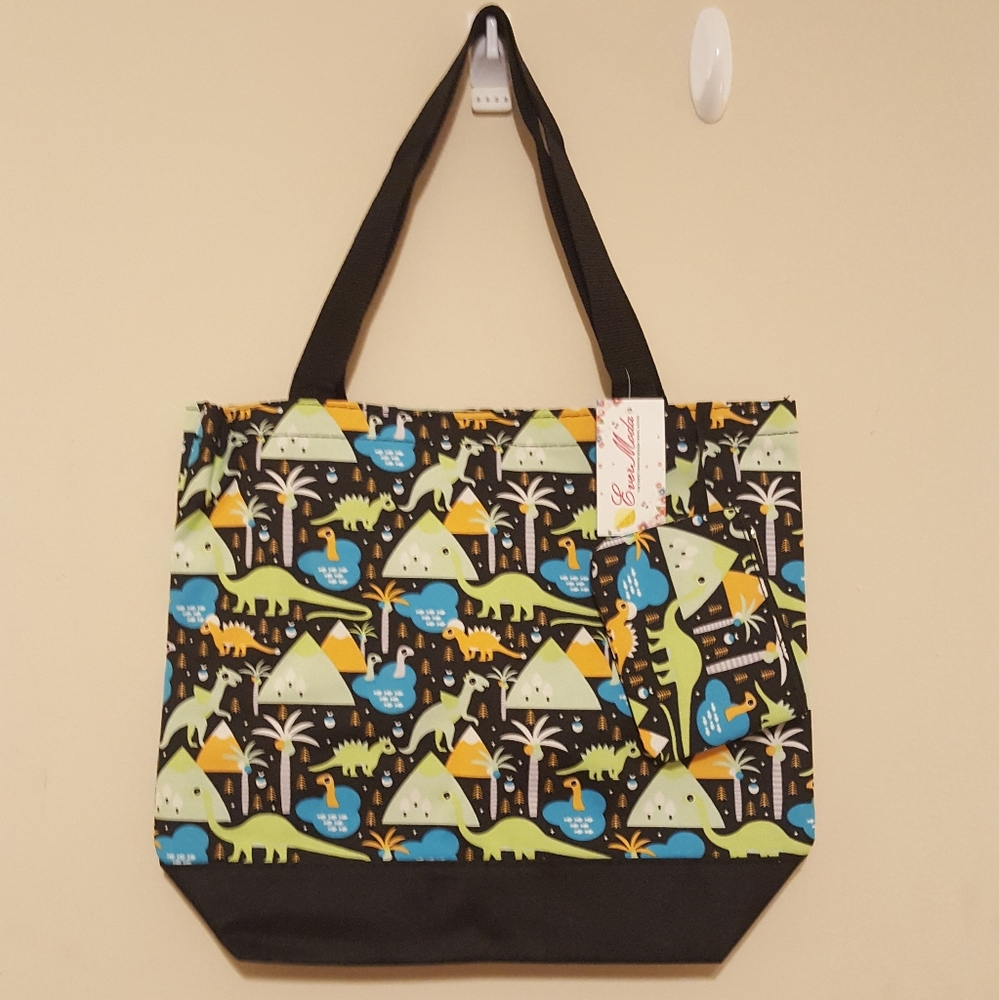 New Dinosaurs-Theme Tote Bag